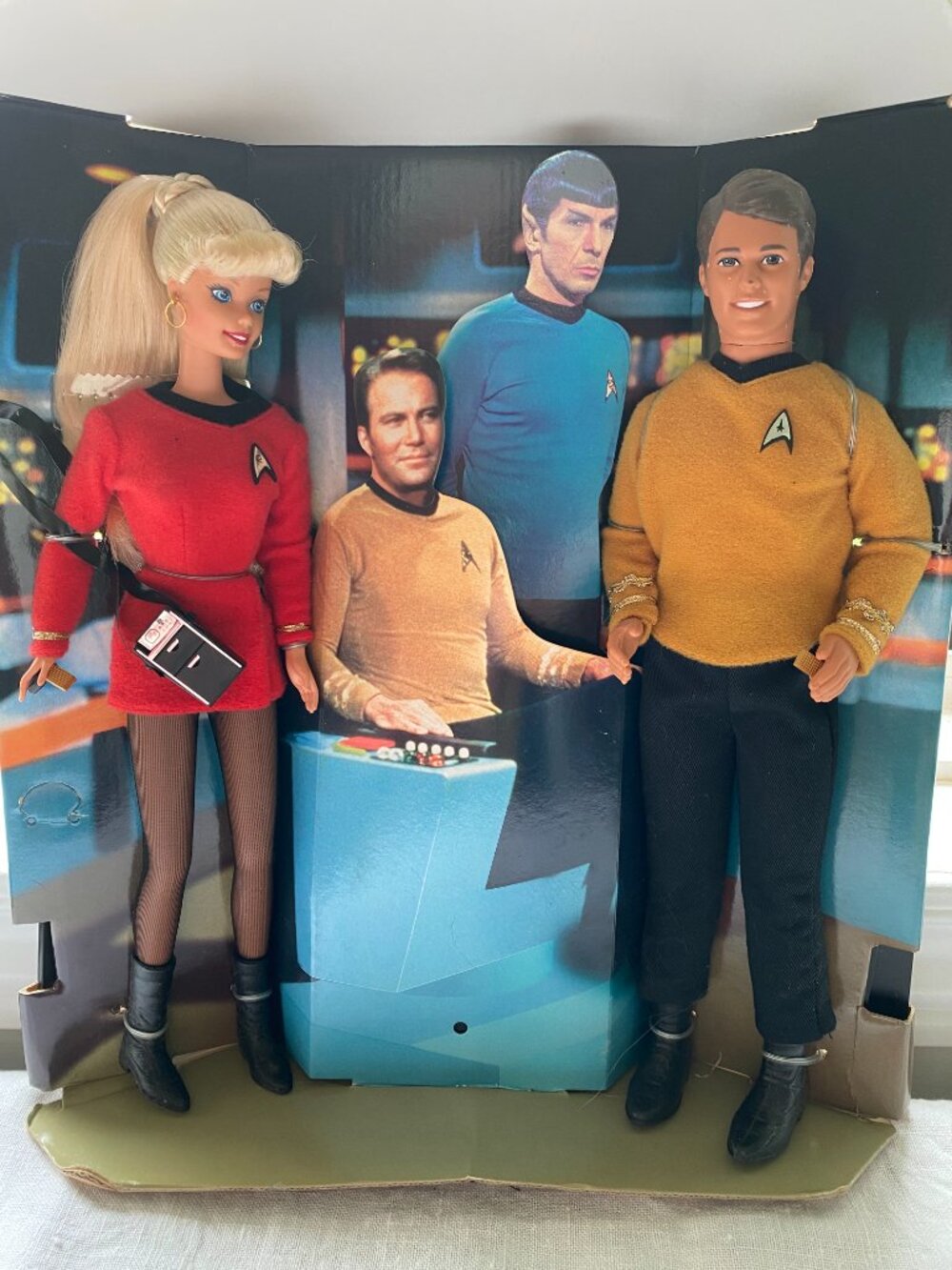 This is a 1996 Mattel Barbie and Ken Star Trek 30th Anniversary